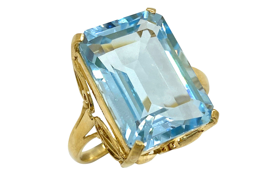 Blue Topaz K18ブルートパーズリング (NO.48665) – JEX宝石ギャラリーオンラインショップ