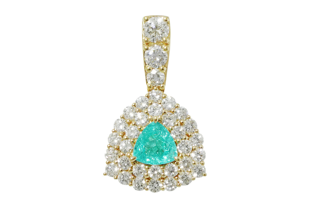 Paraiba Tourmaline K18パライバトルマリン ダイヤモンドペン