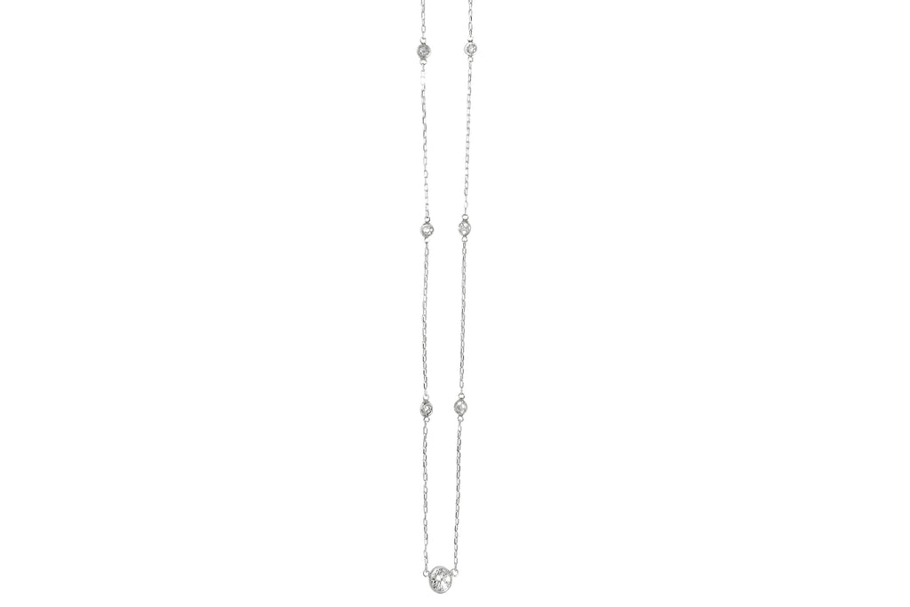 Pt850 ダイヤモンド ネックレス Diamond Pt850ダイヤモンドネックレス (NO.48816) – JEX宝石ギャラリー