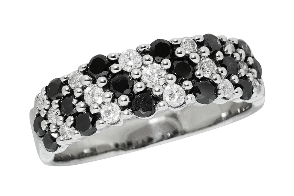 Black Diamond K18WGブラック/カラーレスダイヤモンドリング (NO.48841