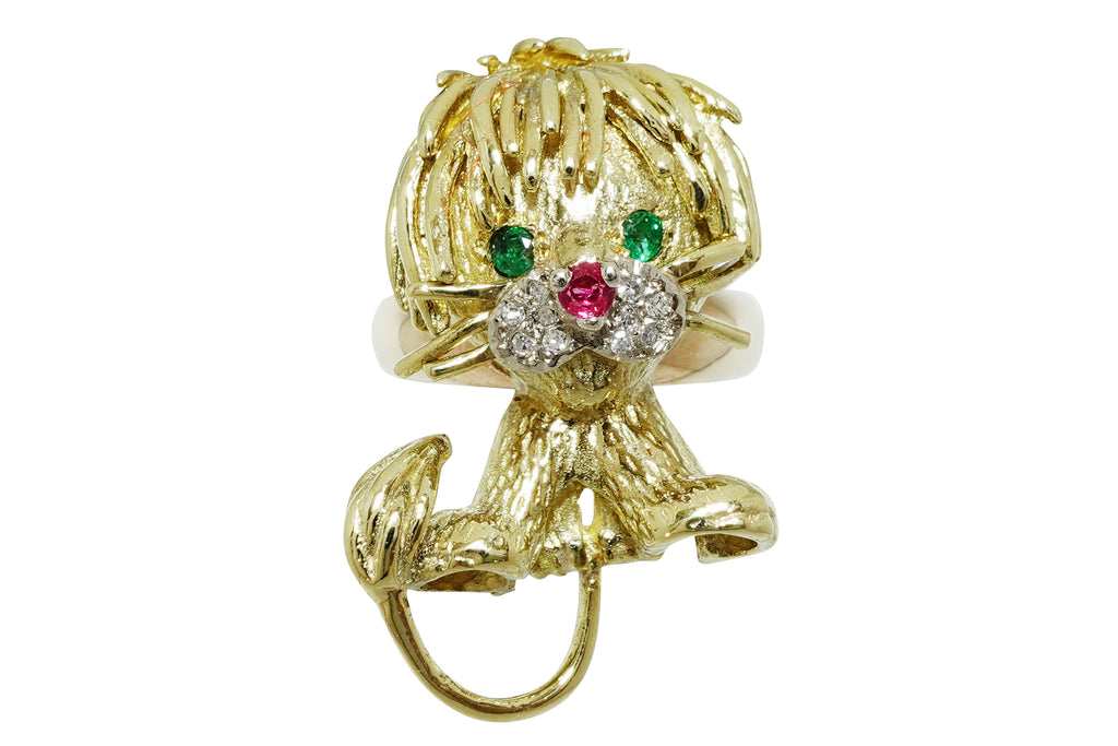 Emerald K18エメラルド ルビー ダイヤリング (NO.49172) – JEX宝石  