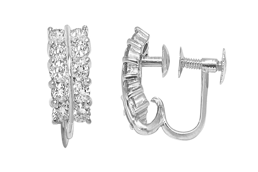 Diamond K14WGダイヤモンドイヤリング NO.61387 Diamond K14WGダイヤモンドイヤリング (NO.61387) \u2013 JEX宝石ギャラリー