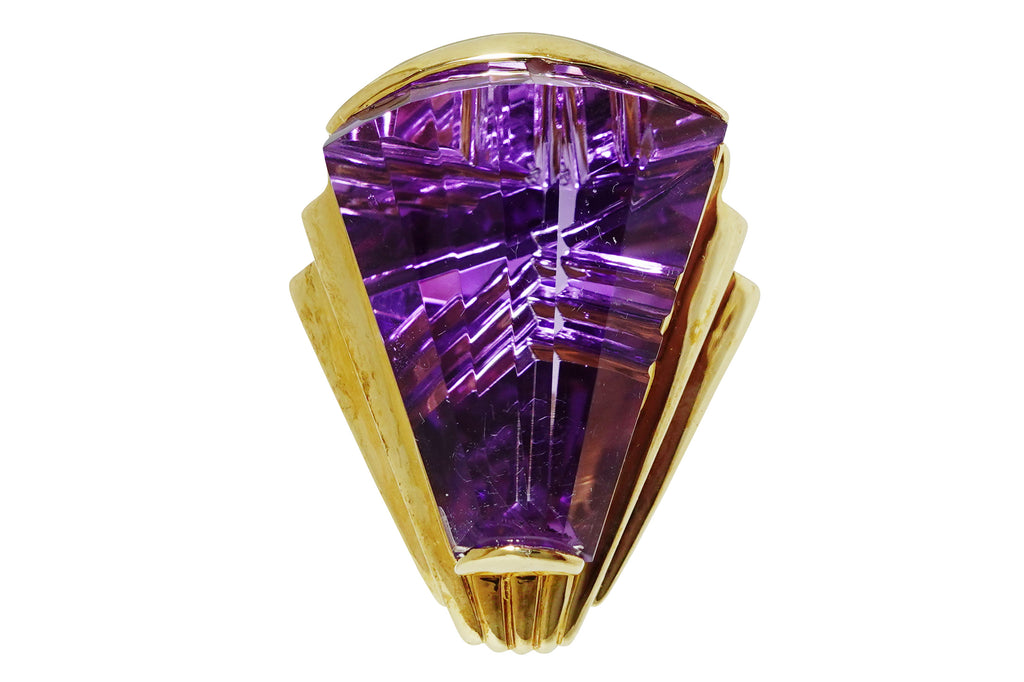 K18 ツイストデザイン アメジストリング Amethyst K18アメシストリング (NO.49525) – JEX宝石ギャラリー