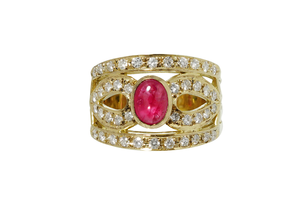 Ruby K18ルビー ダイヤモンドリング(NO.49607) – JEX宝石ギャラリー