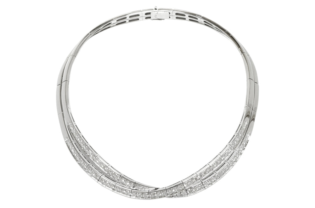 K18WGダイヤネックレス Van Cleef & Arpels【ヴァンクリーフ＆アーペル】 K18WG