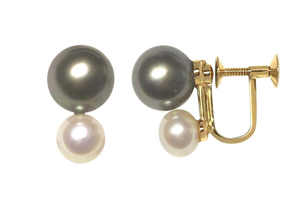 TASAKI 【タサキ】K18黒蝶/アコヤパールイヤリング (NO.62254) – JEX