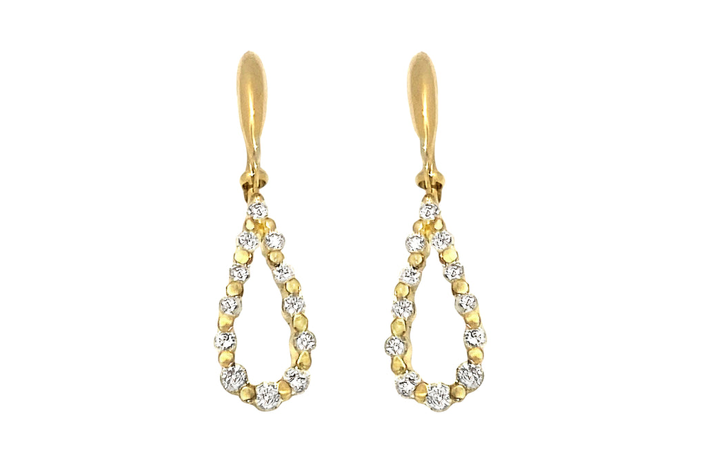 Diamond K18ダイヤモンドピアス (NO.62359) – JEX宝石ギャラリー