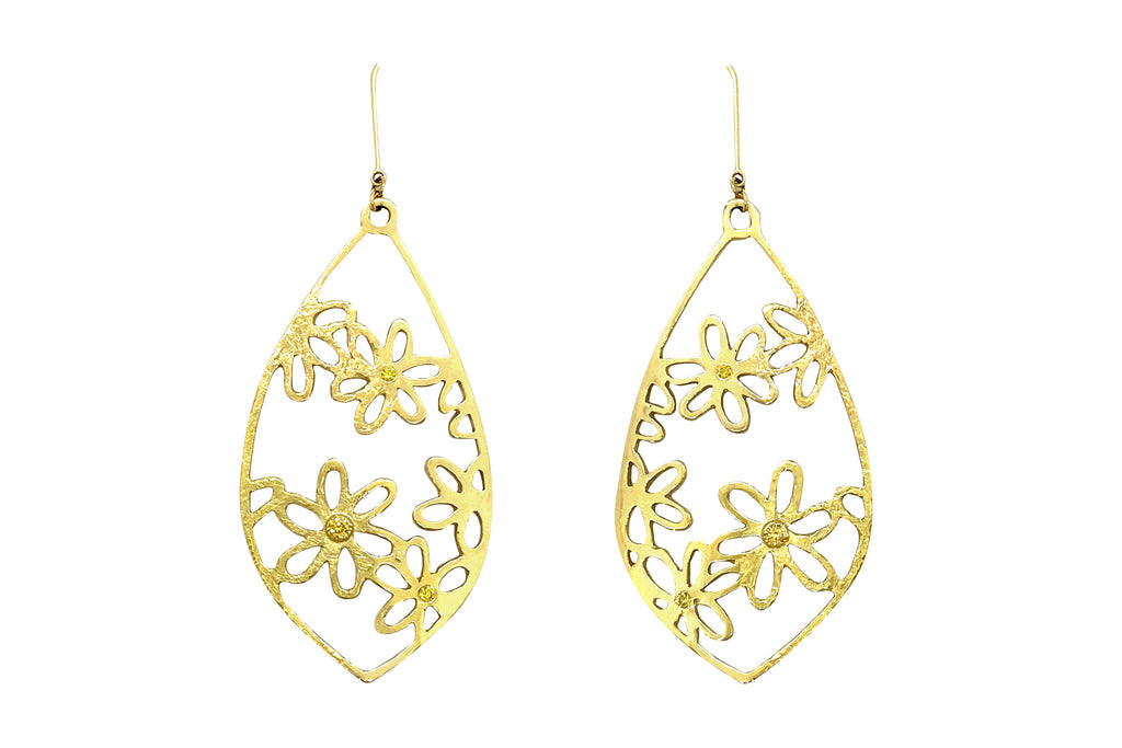 Yellow Diamond K18処理イエローダイヤモンドピアス (NO.128136) – JEX  