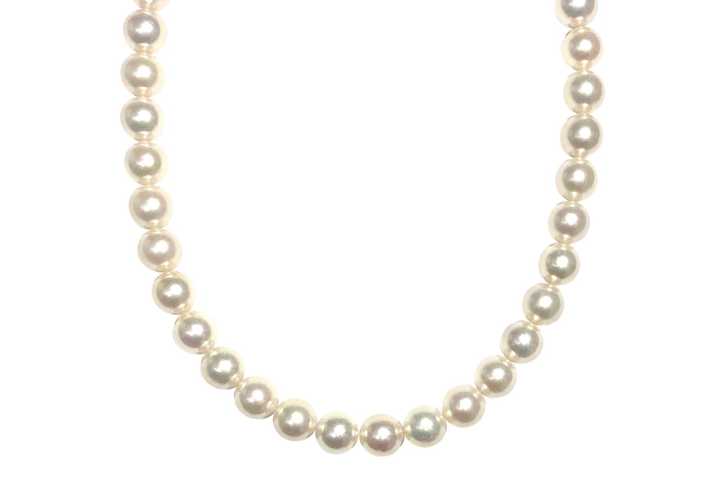 akoyaパールネックレス Akoya Pearl SV花珠アコヤパールネックレス(NO.128442) – JEX宝石