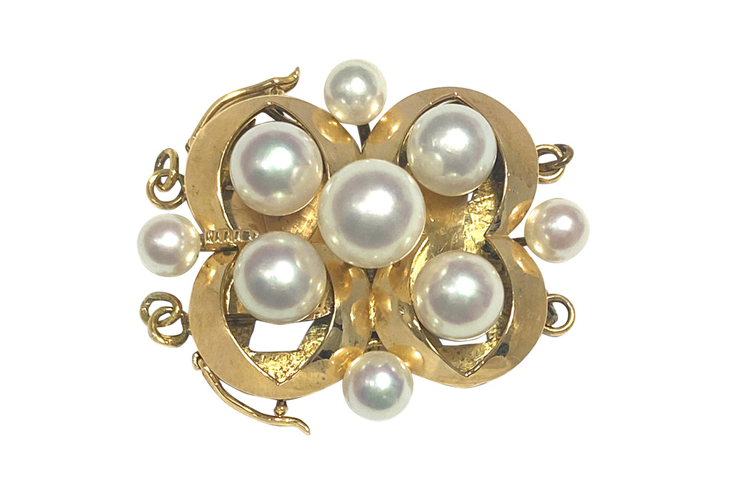 Akoya Pearl K18アコヤパールクラスプ(2連用) (NO.128577) – JEX