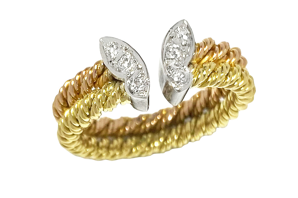 木内賢治】K18PG/WG/Pt900ダイヤモンドリング (NO.128987) – JEX宝石