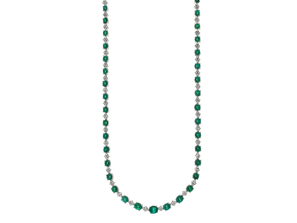 Emerald K18WGエメラルド ダイヤモンドネックレス (NO.129269) – JEX