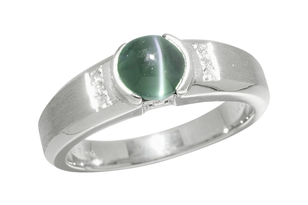 Alexandrite Cat's Eye Pt900アレキサンドライトキャッツアイ