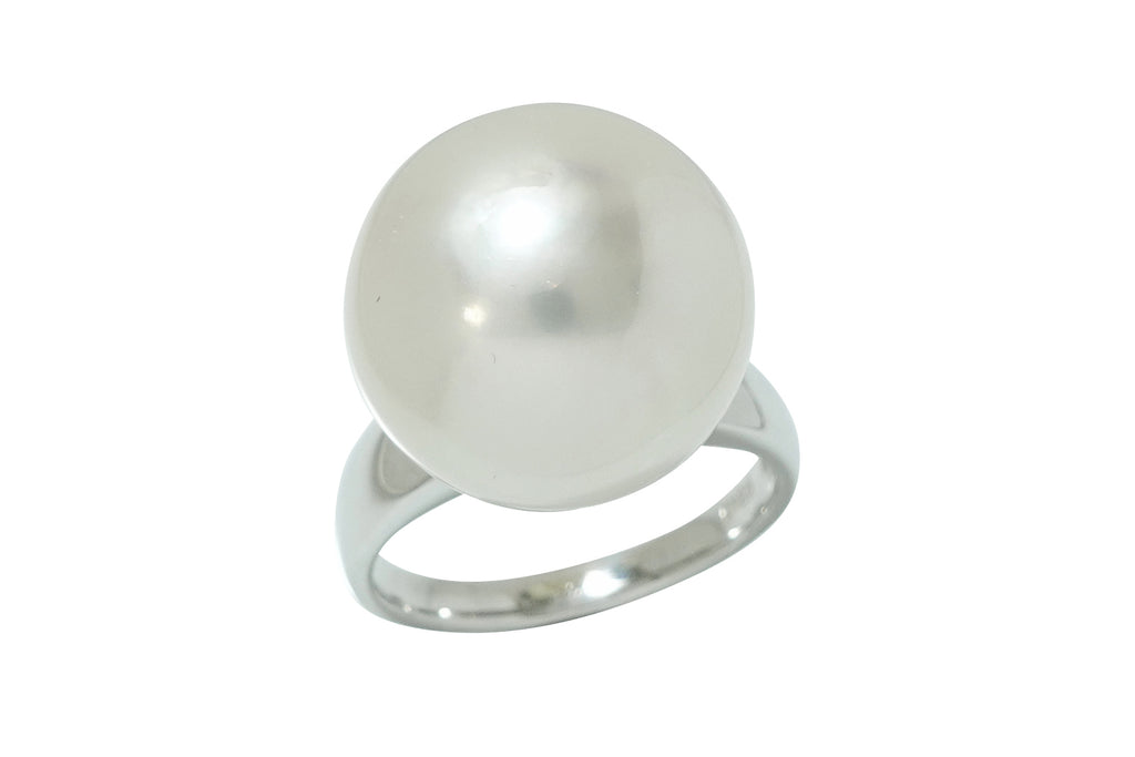 South Sea Pearl K18WG白蝶パールリング (NO.305114) – JEX宝石