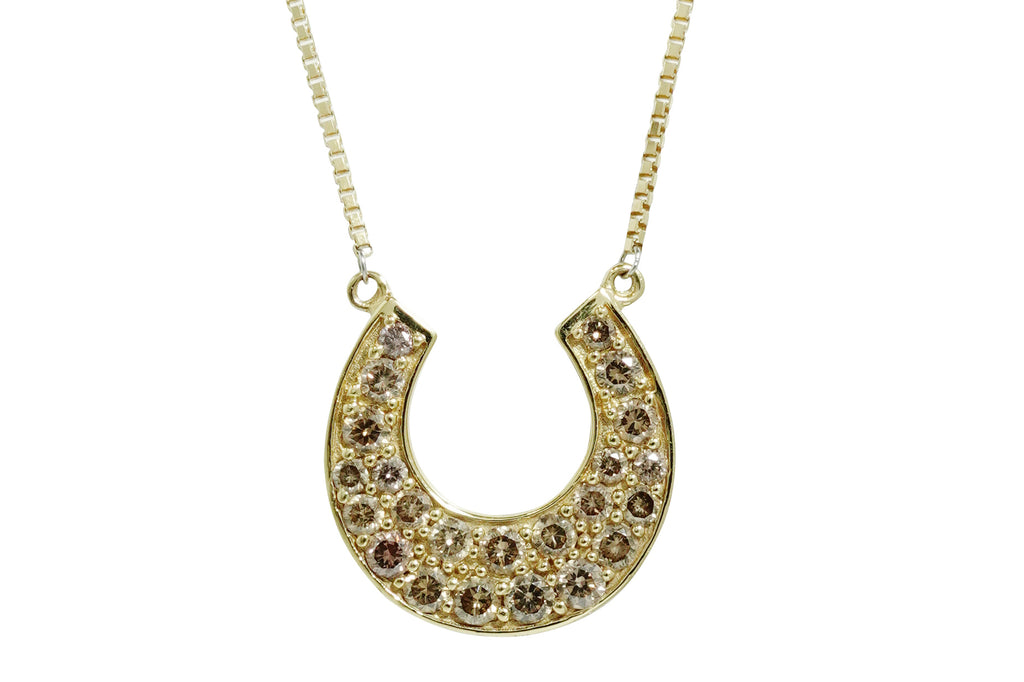 Brown Diamond K18ブラウンダイヤモンドネックレス (NO.305503 ) – JEX 
