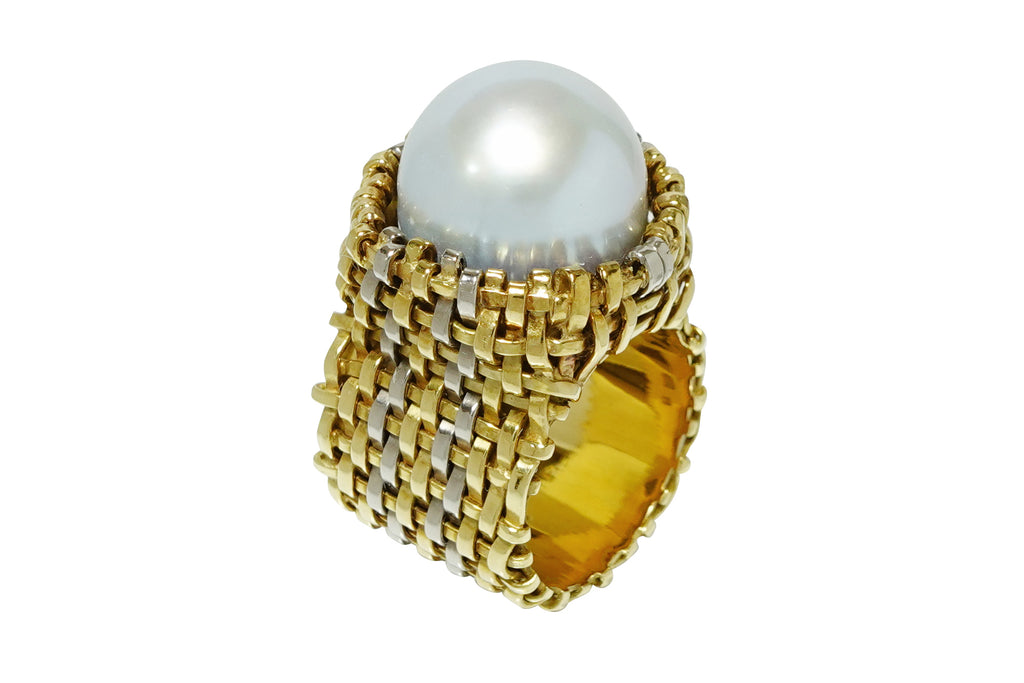 South Sea Pearl K18/K14WG白蝶パールリング (NO.305801) – JEX宝石 