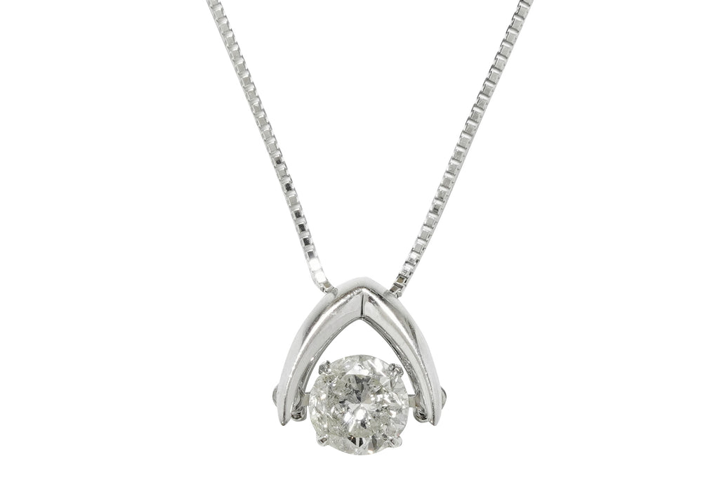 JG91★高級 ダイヤモンド0.29ct K18WG ペンダントヘッド Diamond K18WGダイヤモンドペンダント (NO.306069) – JEX宝石
