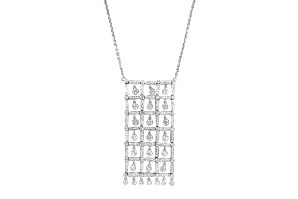 Diamond K18WGダイヤモンドネックレス (NO.306089) – JEX宝石