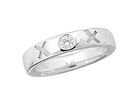 Tiffany & Co. 【ティファニー】 K18WGダイヤモンドリング(No.7817