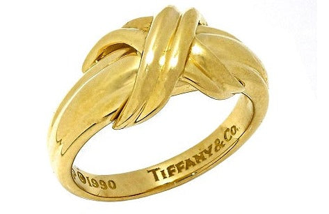 Tiffany & Co. 【ティファニー】K18リング(No.61176)