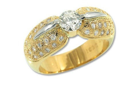 PT900 Diamond Jewelry Ring colorless ②