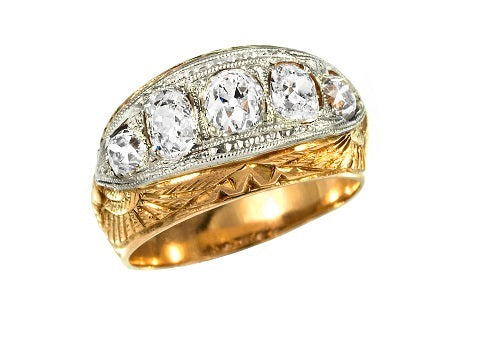K18/WG diamond ring (No.125779) – JEX宝石ギャラリーオンラインショップ