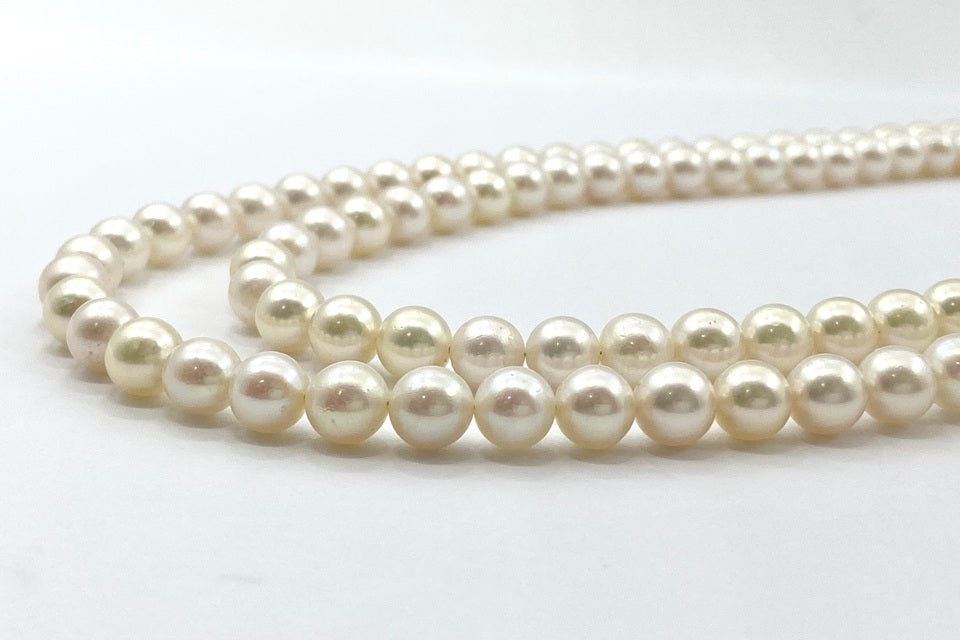 Akoya Pearl SVアコヤパールネックレス (NO.128303)