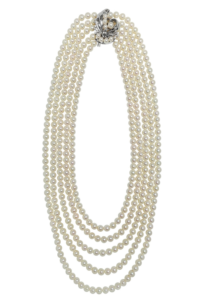 ミキモト MIKIMOTO アコヤパール 7.5mm ネックレス トップ K14 - チャーム