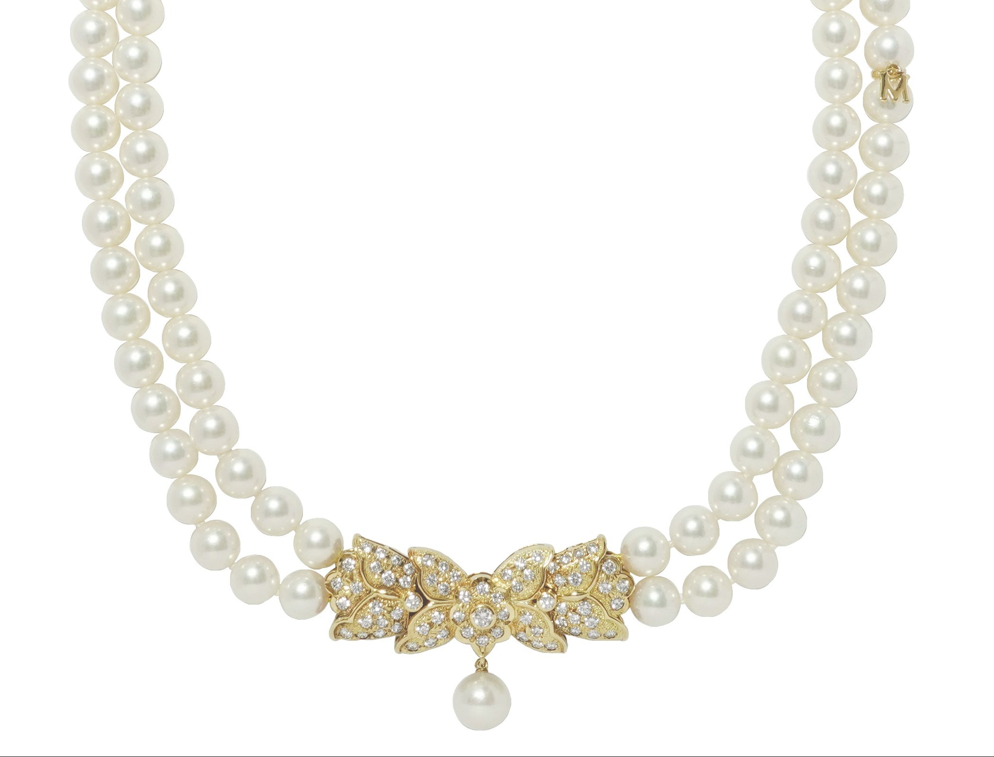 MIKIMOTO【ミキモト】K18アコヤパール ダイヤモンドネックレス(No.48165-B) – JEX宝石ギャラリーオンラインショップ