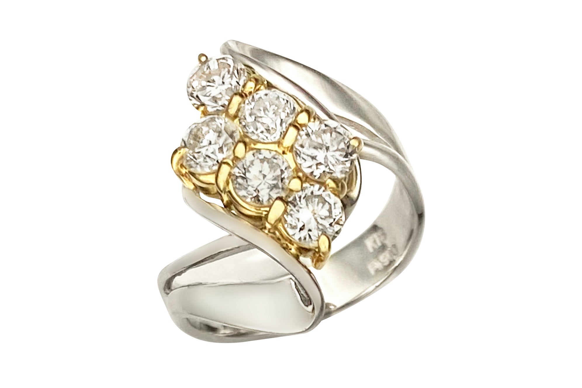 k18pt900 ダイヤリング Diamond Pt900/K18ダイヤモンドリング (NO.48255) – JEX宝石