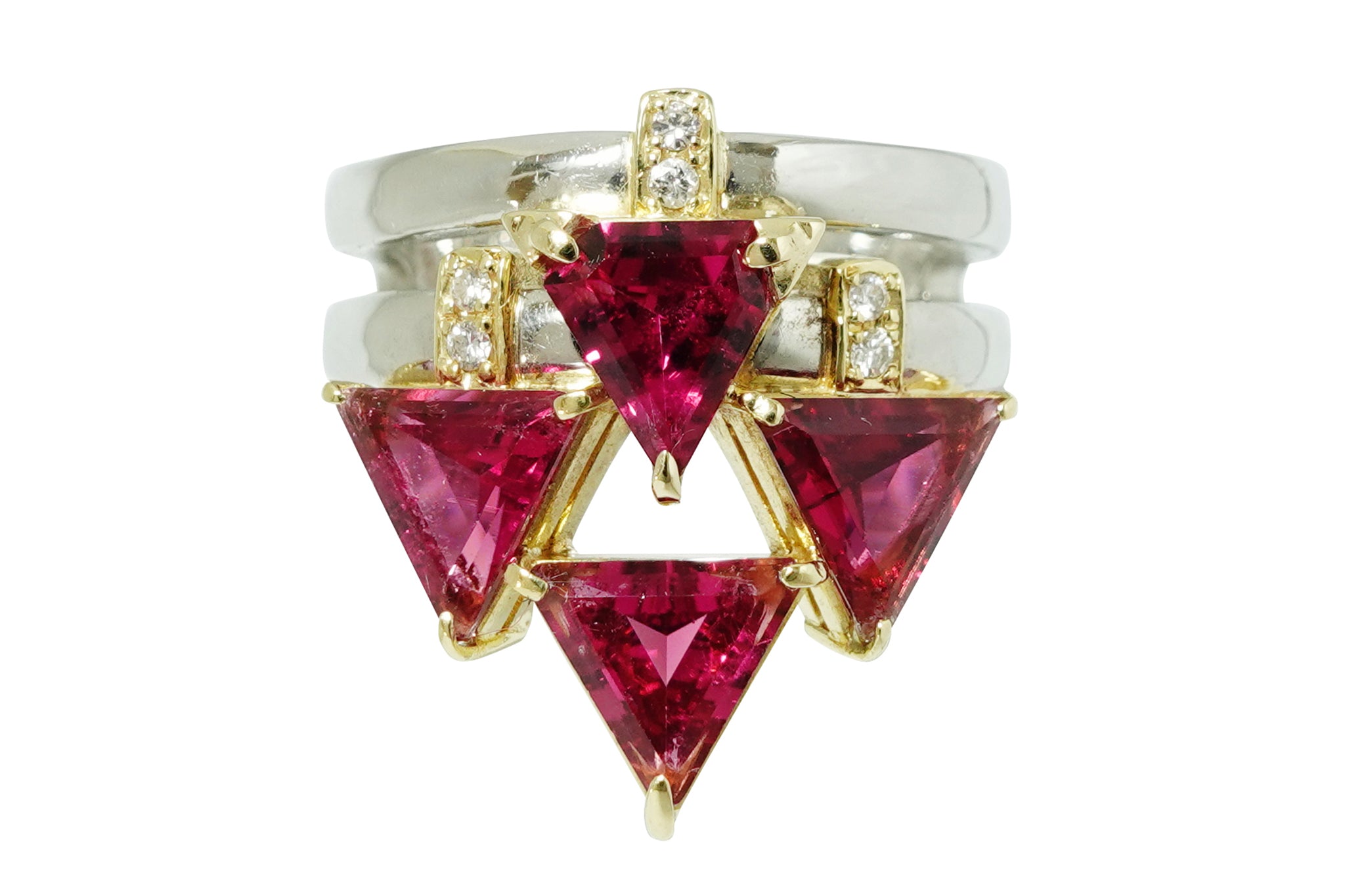 Rubellite Pt900/K18ルベライト ダイヤモンドリング (NO.49033) – JEX 