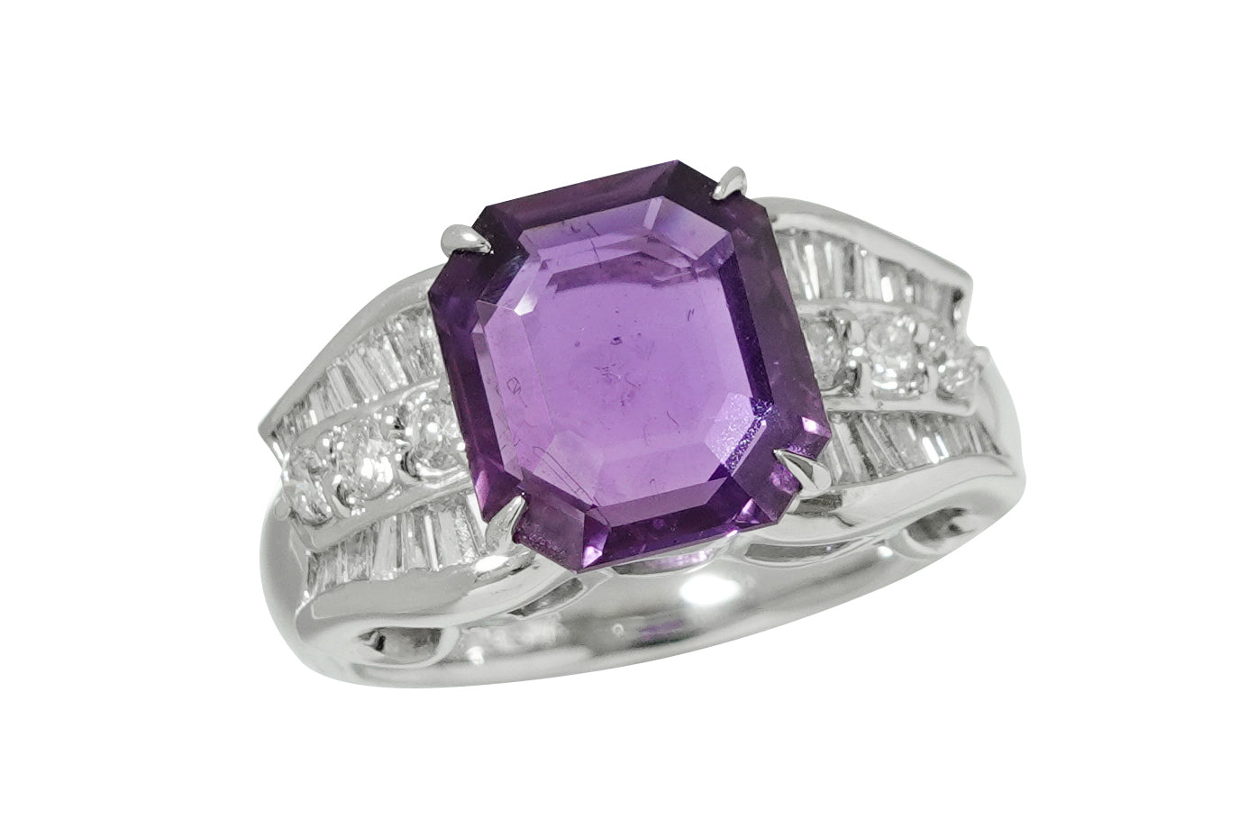 NO HEAT】PT900 サファイア1.39ct リング 非加熱 No Heat Sapphire