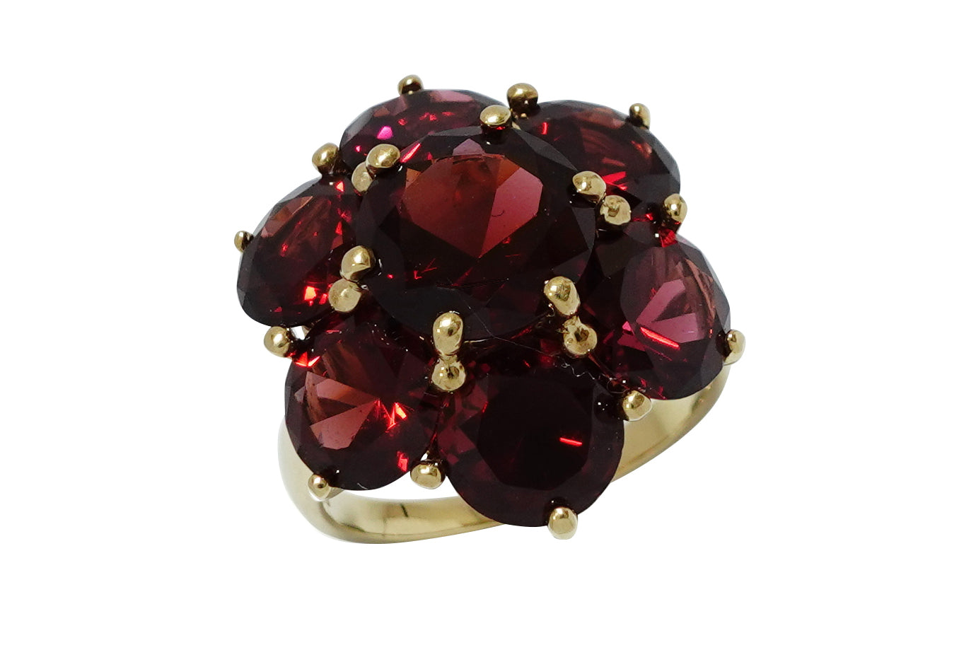 Garnet K18ガーネットリング (NO.49580) – JEX宝石ギャラリー