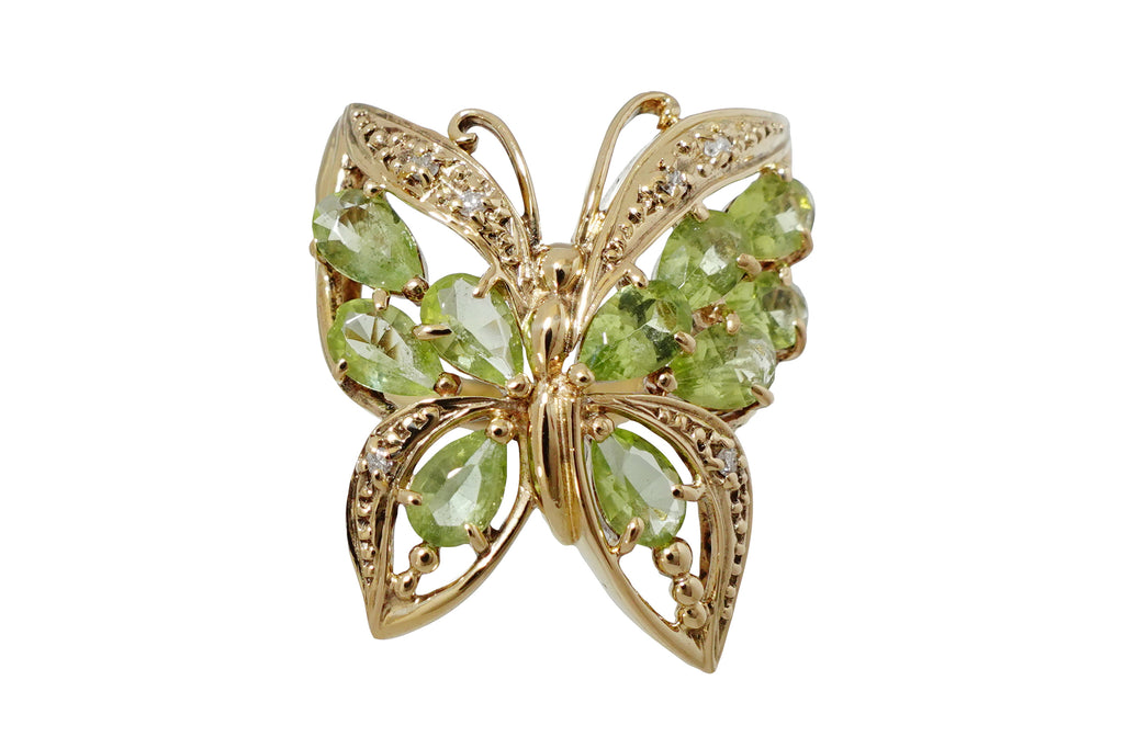 Peridot K18ペリドット ダイヤモンドリング (NO.49746) – JEX宝石 