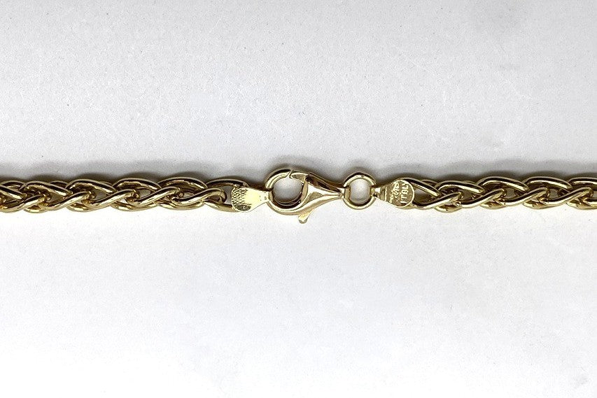 Parti-Coloured Quartz K18パーティカラードクオーツ オレンジサファイヤ ダイヤモンドネックレス (NO.49873)