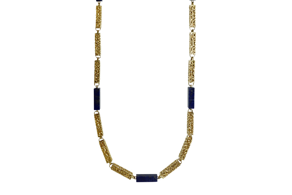 Lapis Lazuli K18ラピスラズリネックレス＆ブレスレット (NO.49968)