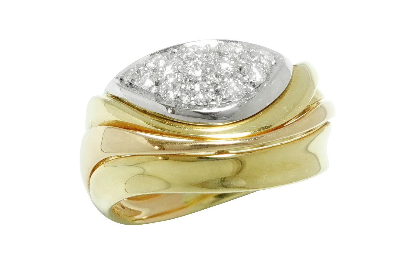 DAMIANI 【ダミアーニ】K18/WG/PGダイヤモンドリング (NO.50001) – JEX