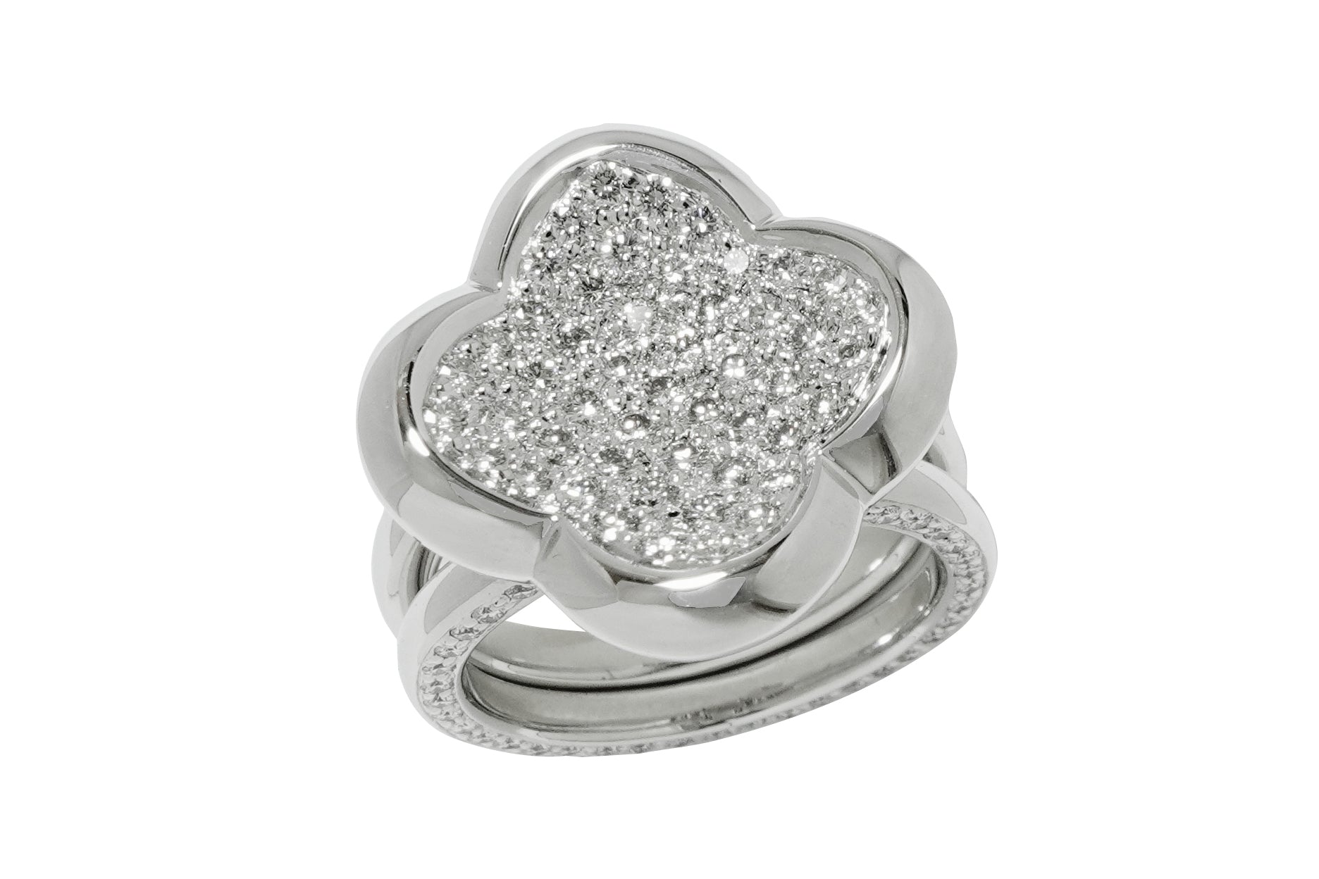 Diamond K18WGダイヤモンドリング (NO.50103) – JEX宝石ギャラリー