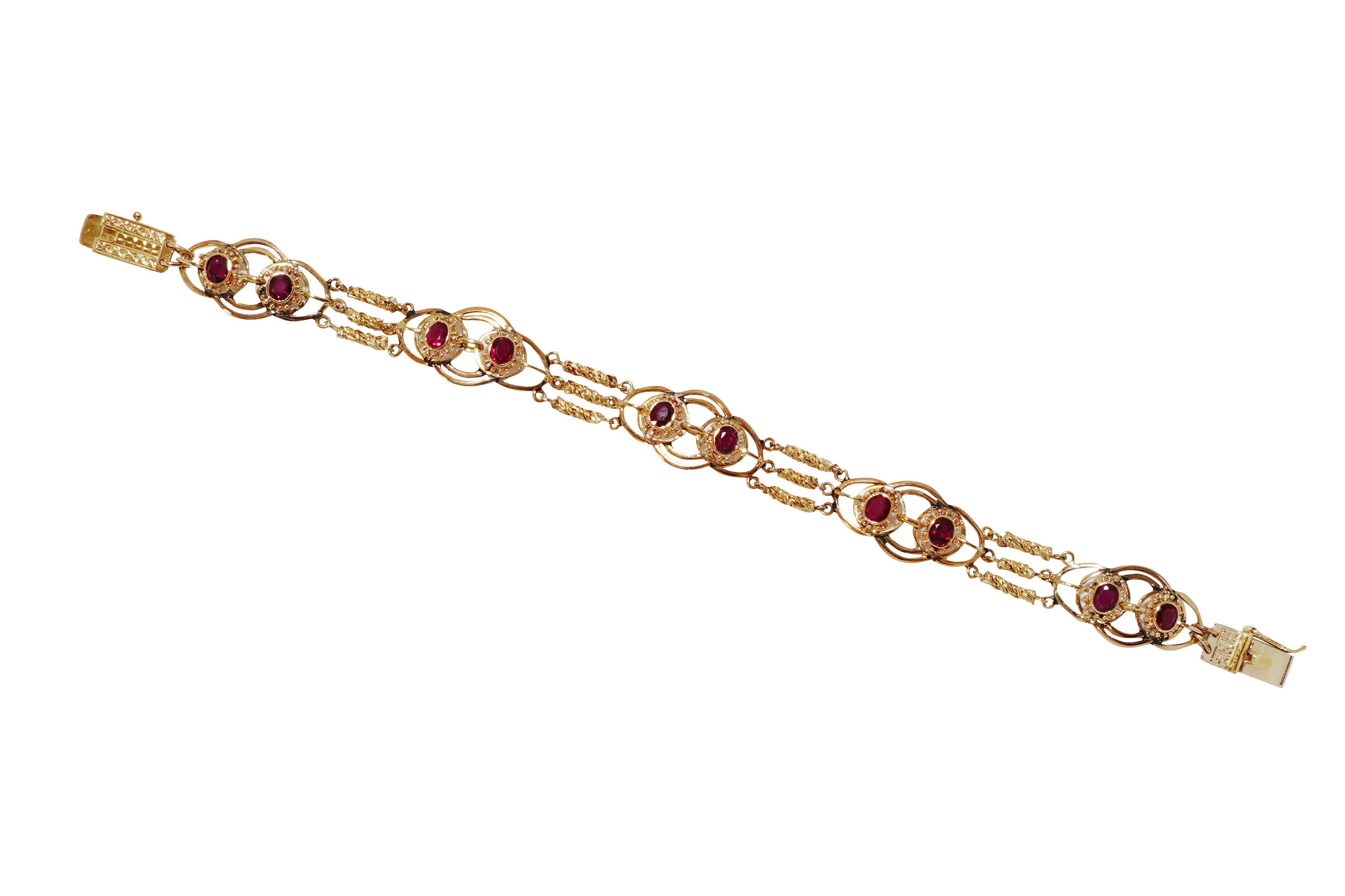 Ruby K18ルビーブレスレット(NO.50133) – JEX宝石ギャラリーオンライン