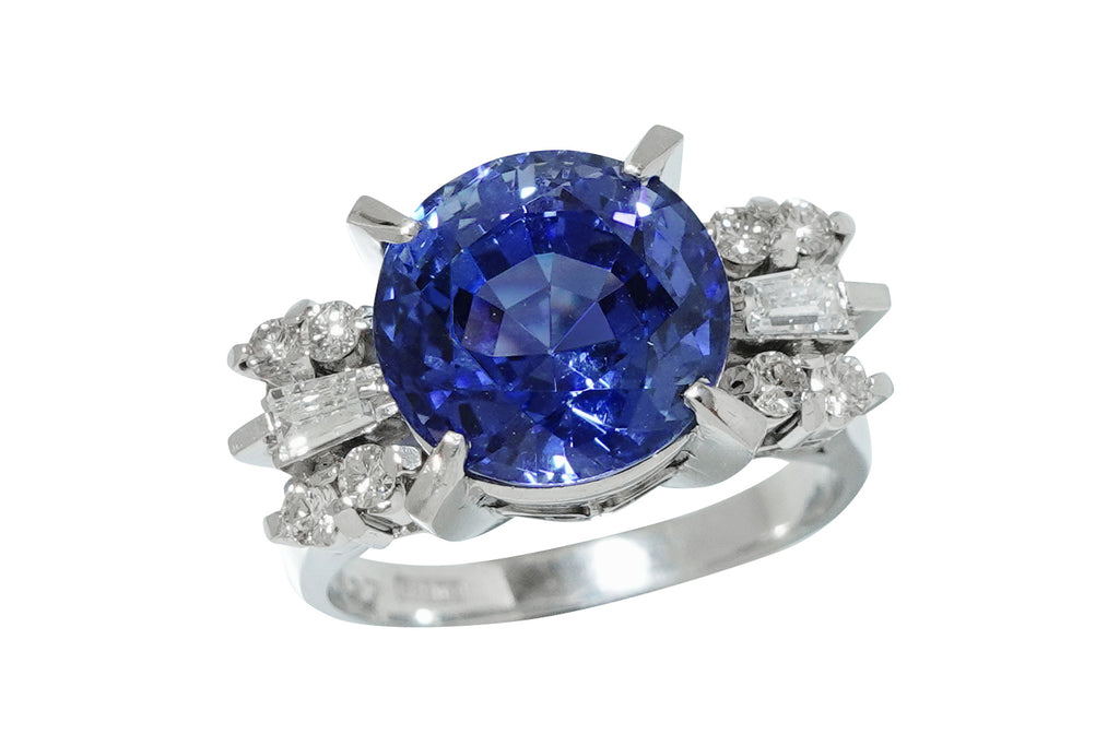 Tanzanite Pt900タンザナイト ダイヤモンドリング (NO.50238)