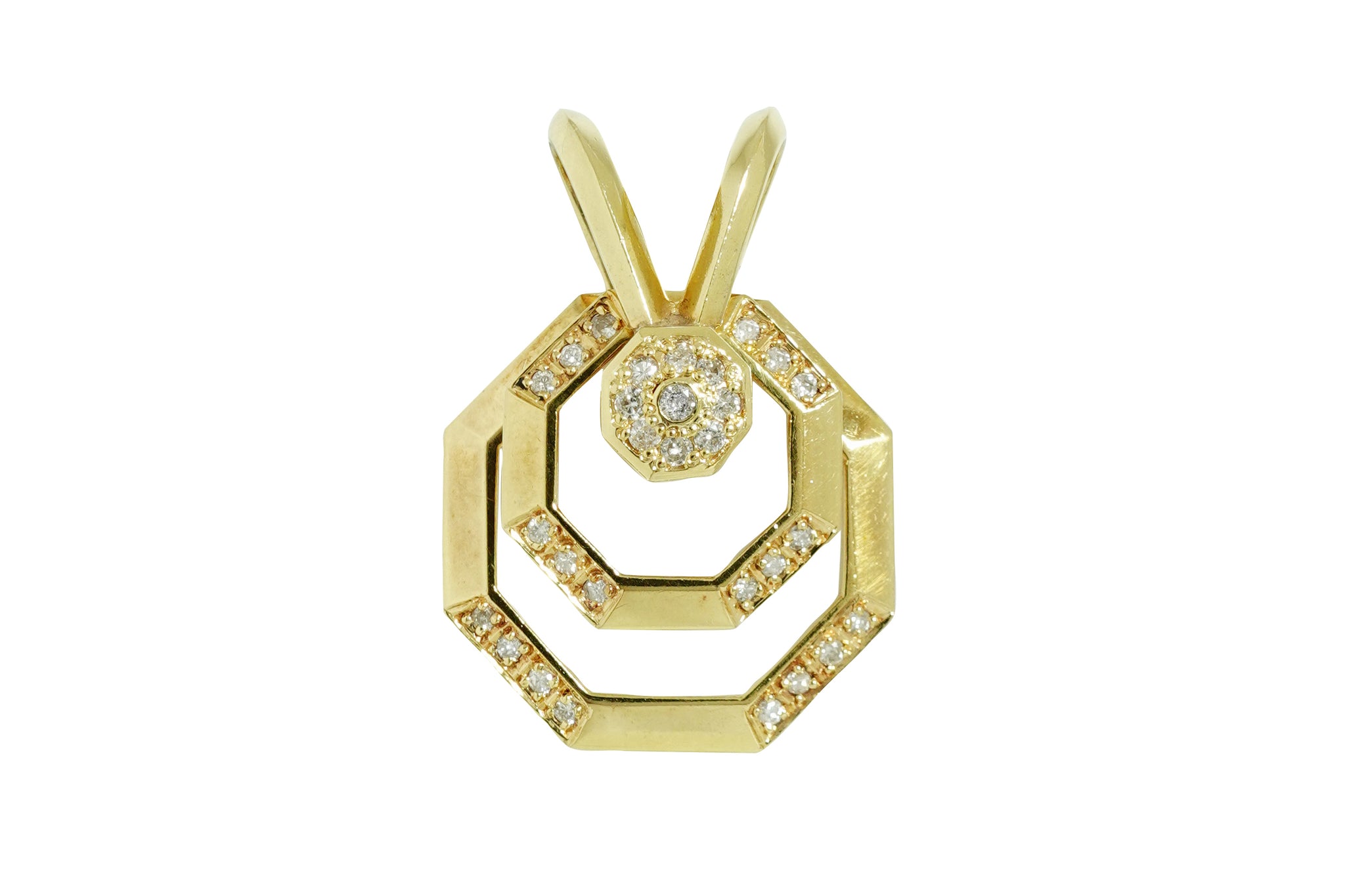 Diamond K18ダイヤモンドペントップ (NO.50322)