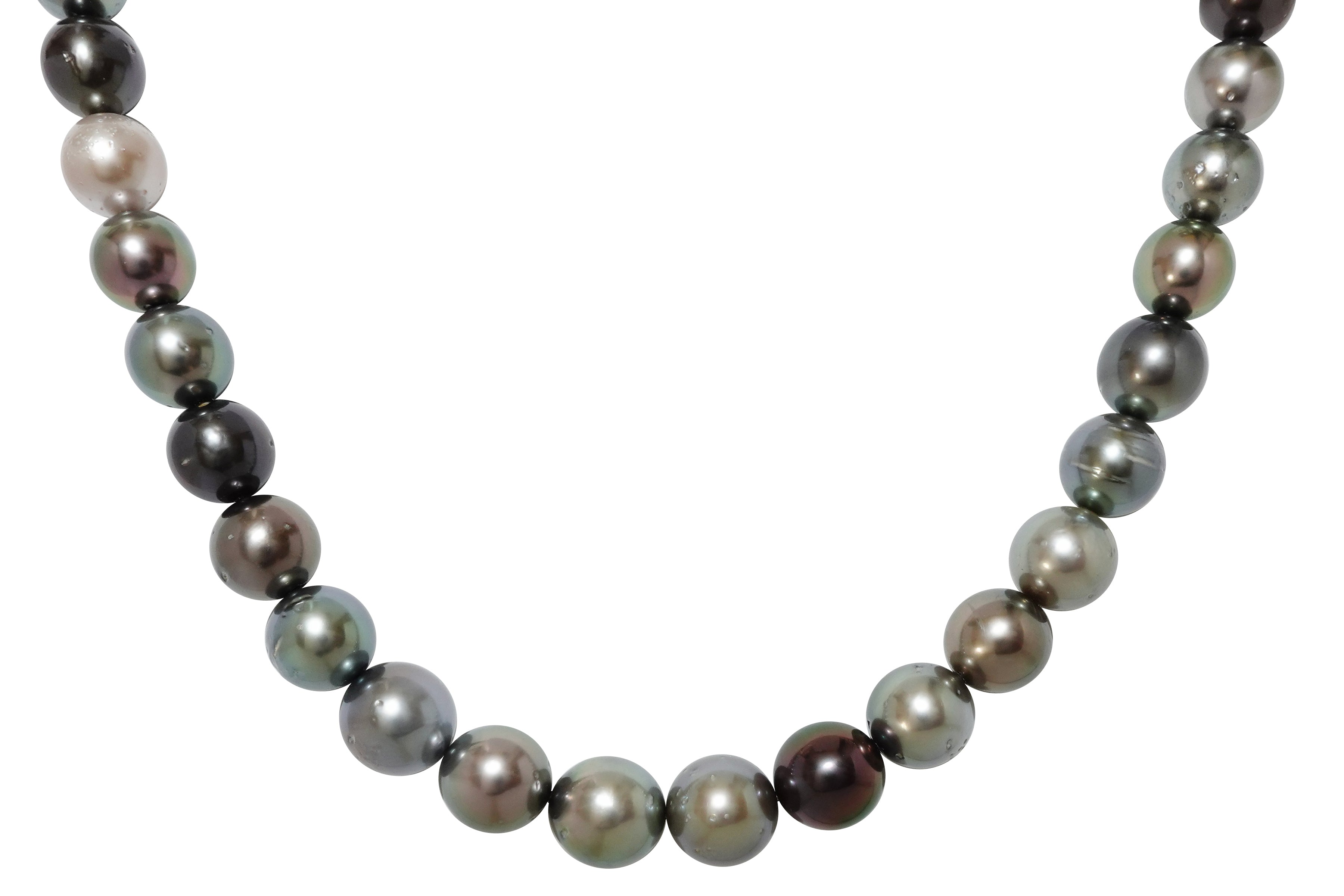 Black Pearl SV黒蝶(マルチカラー）パールネックレス (NO.50389) – JEX