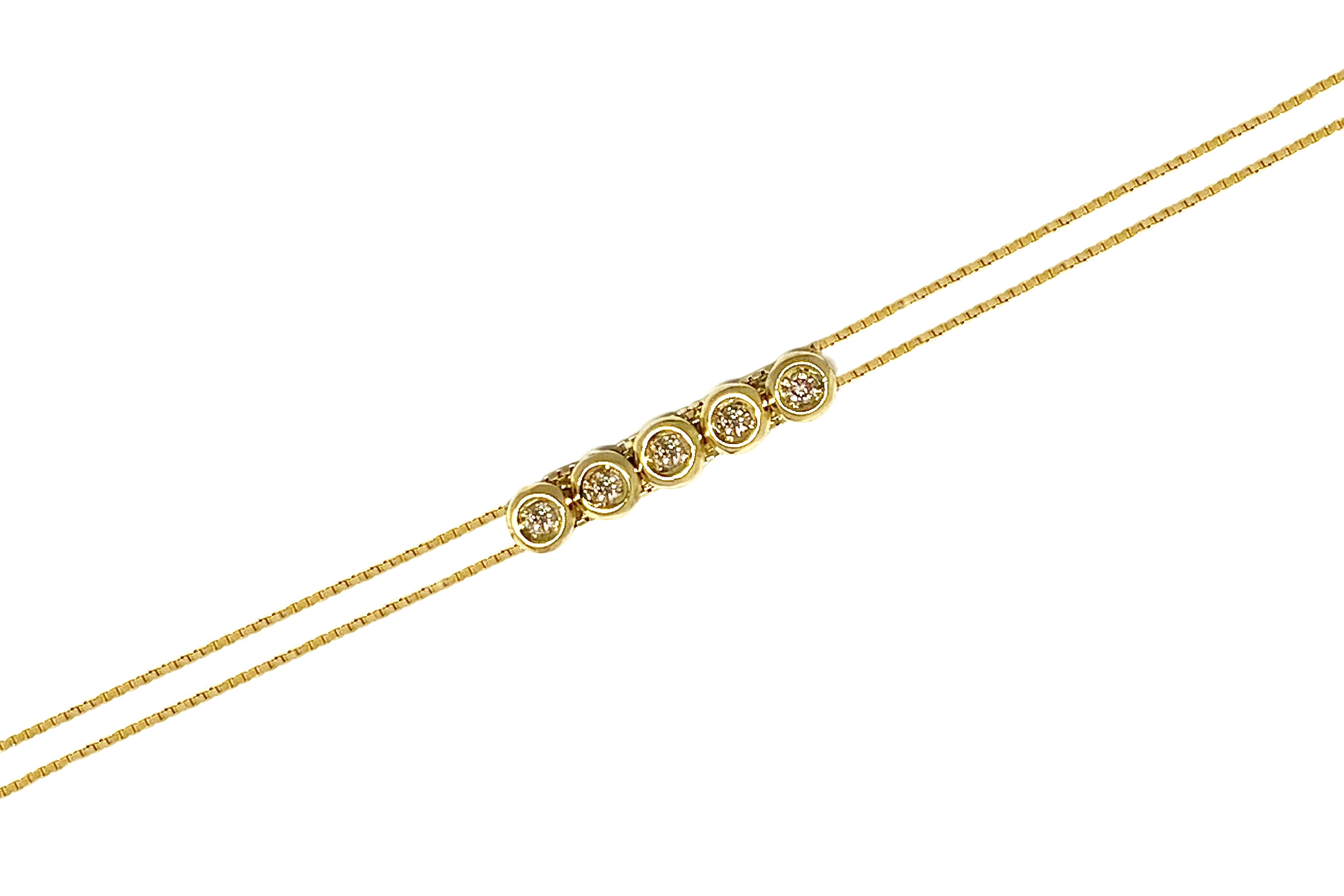 Brown Diamond K18ブラウンダイヤモンドブレスレット (NO.50501) – JEX