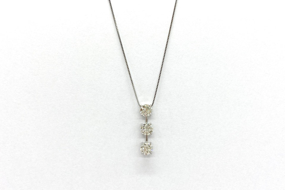 Yellow Diamond Pt900/850(NC)イエローダイヤモンドペンダント (NO.305224)