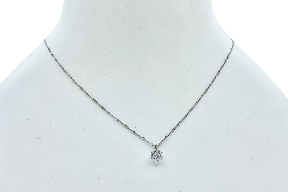 Diamond Pt900/850(NC)ダイヤモンドペンダント (NO.128704)