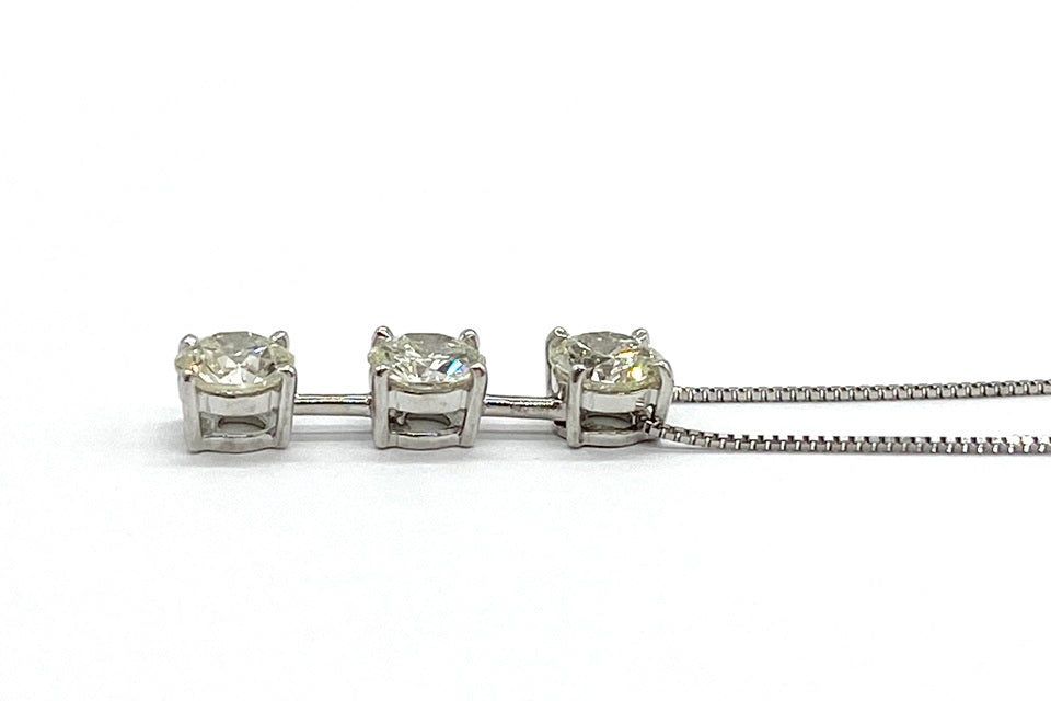Yellow Diamond Pt900/850(NC)イエローダイヤモンドペンダント (NO.305224)