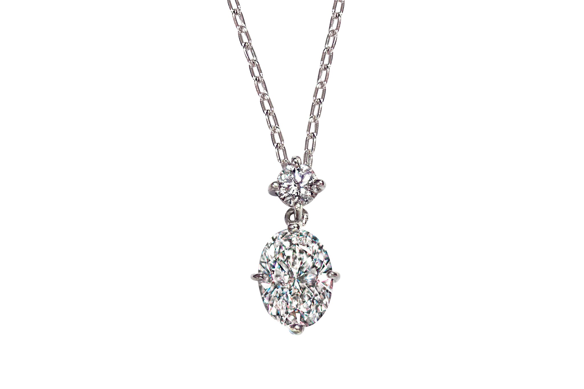 Diamond Pt950ダイヤモンドペンダント (NO.61565)