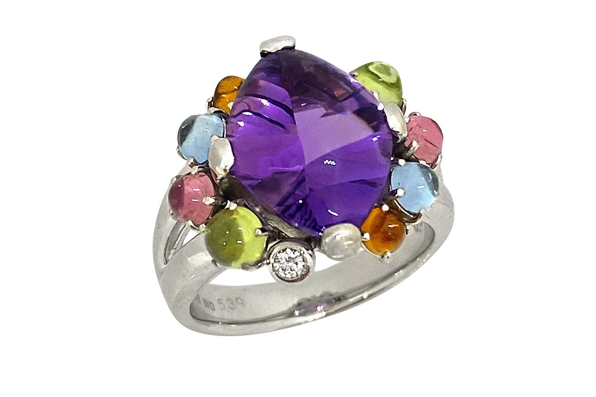 TASAKI 【中古】タサキ ピンクトルマリン リング Pt900 T1.05ct