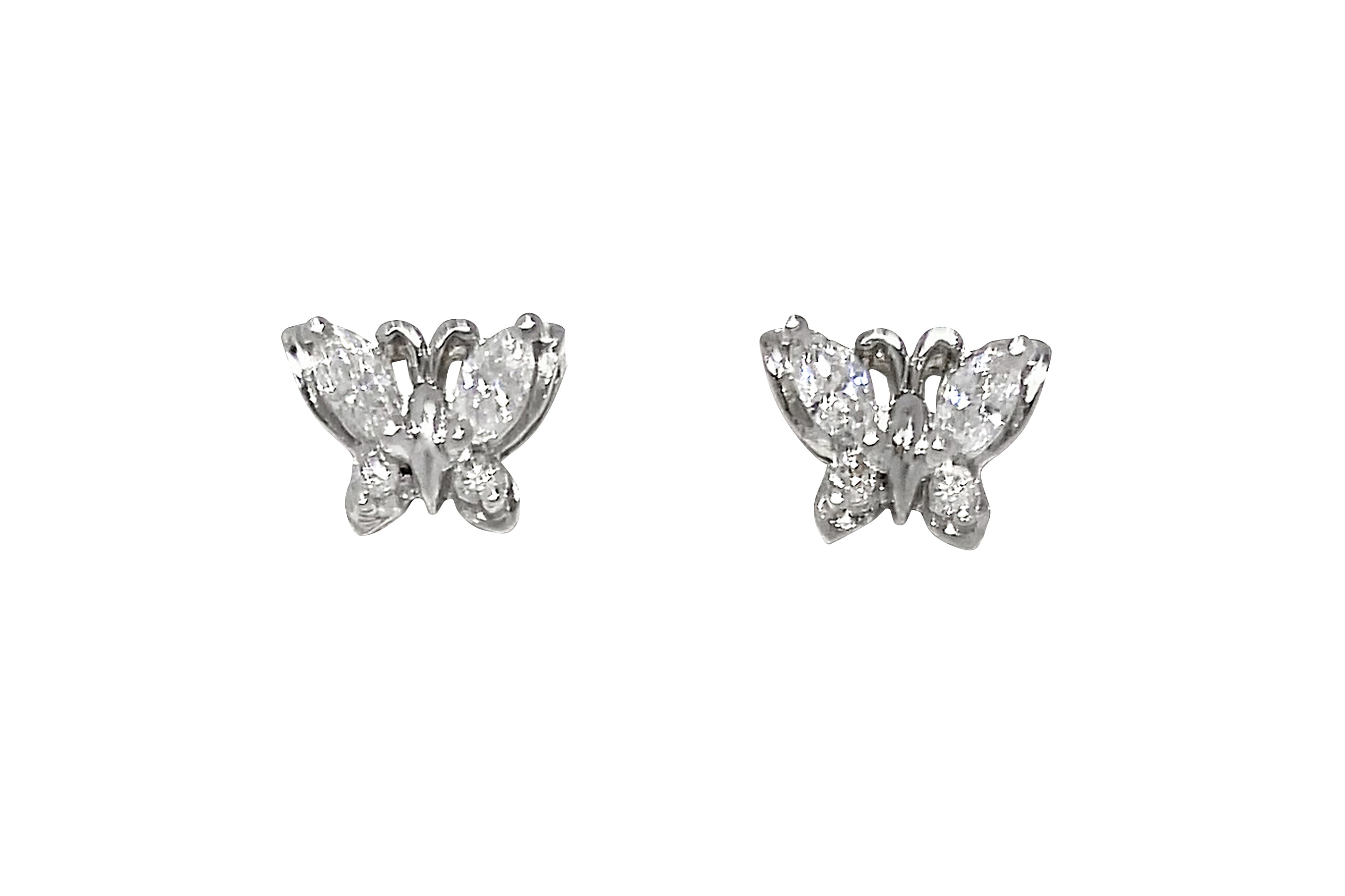 Diamond K18WGダイヤモンドピアス (NO.62159) – JEX宝石