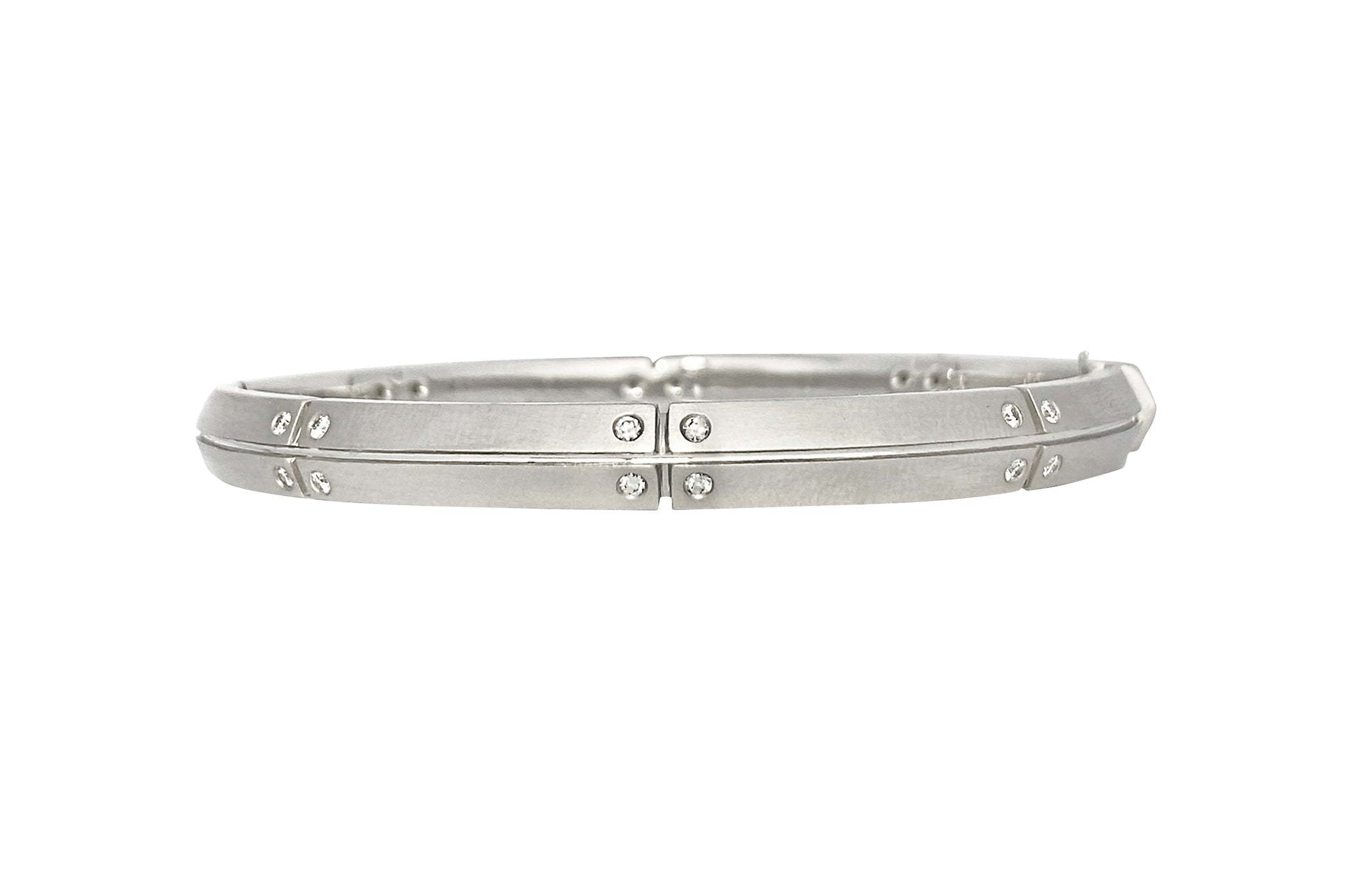 TIFFANY & CO. 【ティファニー】K18WGダイヤバングル (NO.62183)